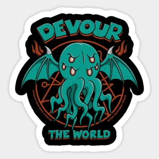 Devour the World Sticker